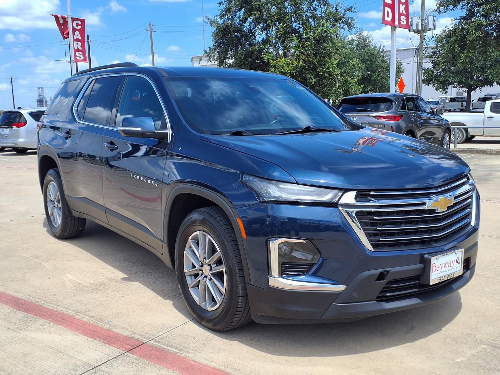 2023 Chevrolet Traverse LT Blue at DeMontrond Gulf Freeway