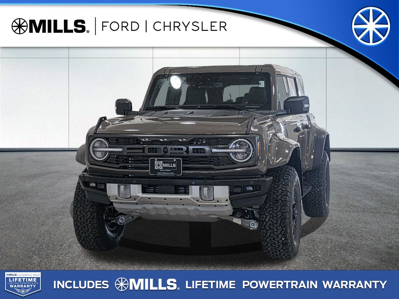 Gray 2025 Ford Bronco Raptor SUV / Crossover Four-Wheel Drive Automatic