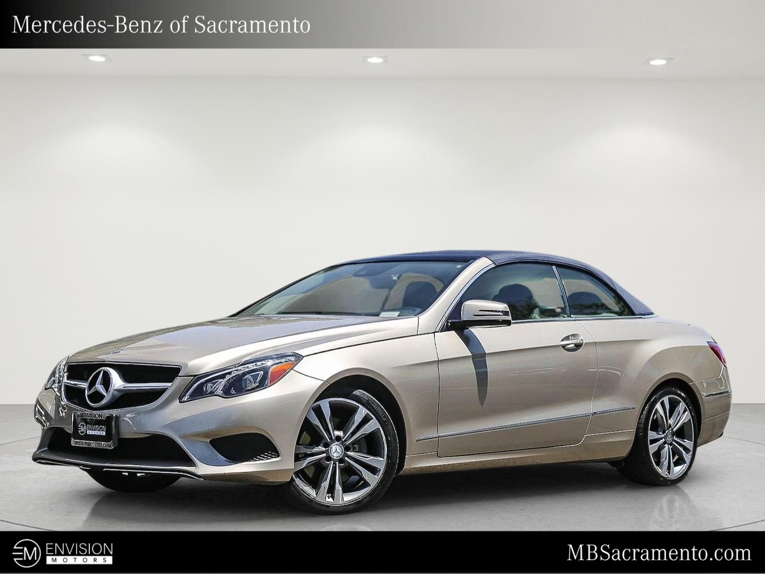 Dune Silver Metallic 2016 Mercedes-Benz E-Class Convertible Rear-Wheel Drive 7-Speed Automatic