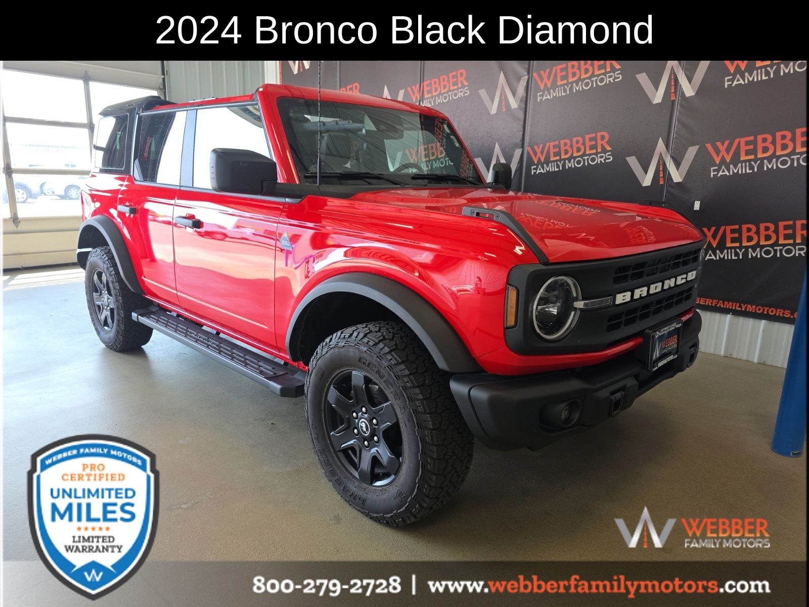 Race Red 2024 Ford Bronco SUV / Crossover Four-Wheel Drive Automatic