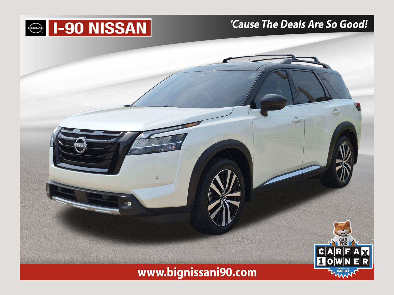 Pearl White 2024 Nissan Pathfinder SUV / Crossover All-Wheel Drive 9-Speed Automatic