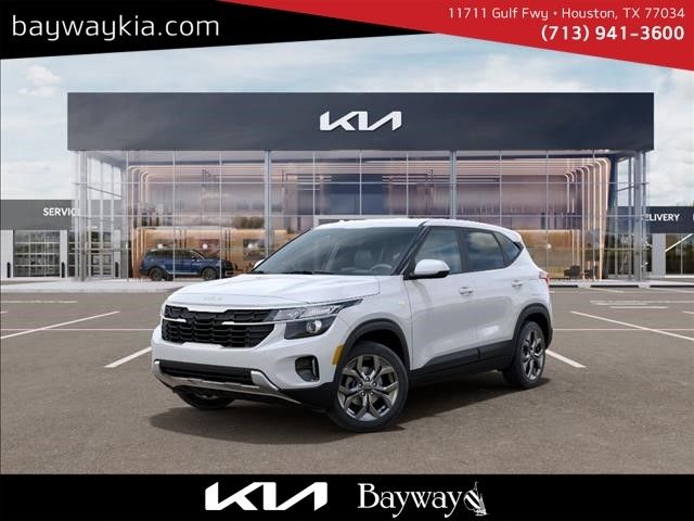 White 2026 Kia Seltos LX FWD SUV / Crossover Front-Wheel Drive Continuously Variable Transmission