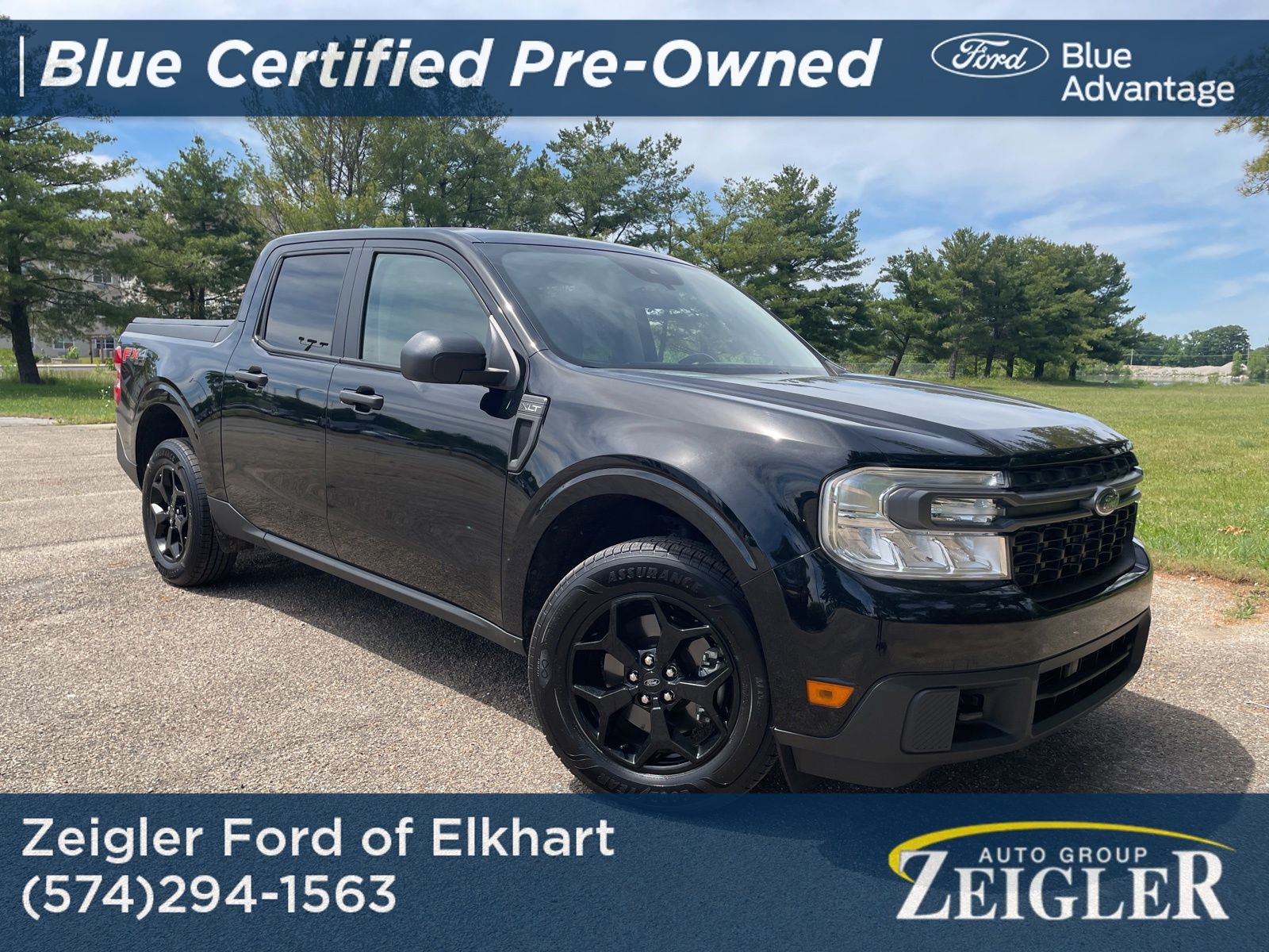 Shadow Black 2022 Ford Maverick Pickup Truck All-Wheel Drive 8-Speed Automatic