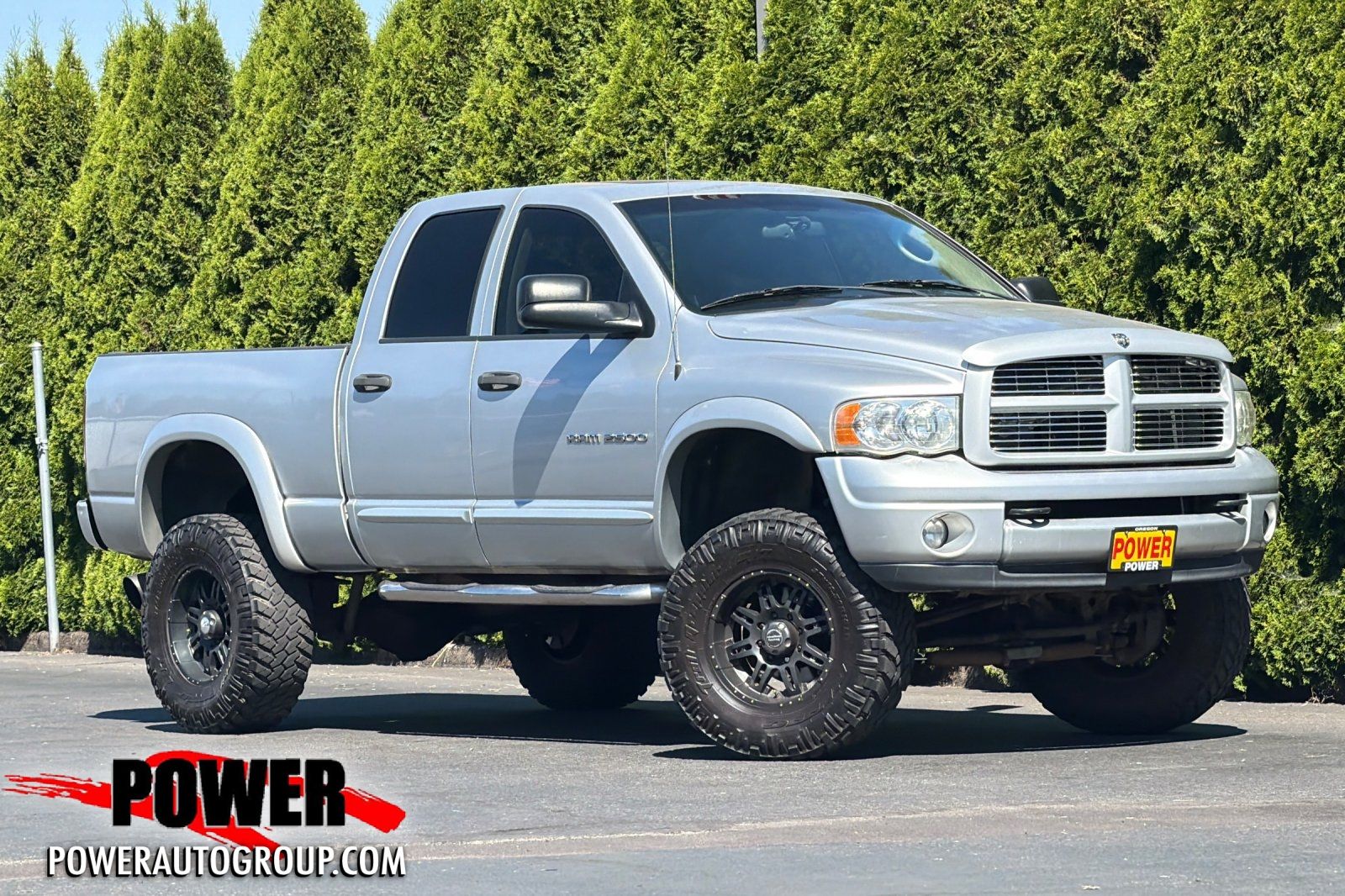 Bright Silver Metallic 2005 Dodge RAM 2500 Pickup Truck Four-Wheel Drive 4-Speed Automatic