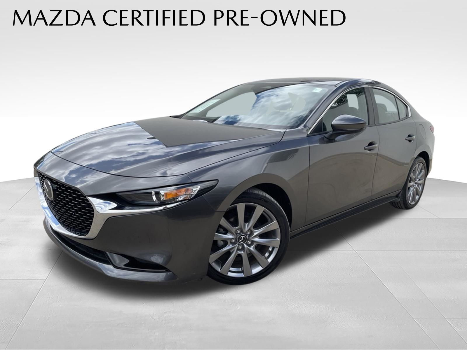 CPO Machine Gray Metallic 2025 Mazda MAZDA3 2.5 S Preferred for