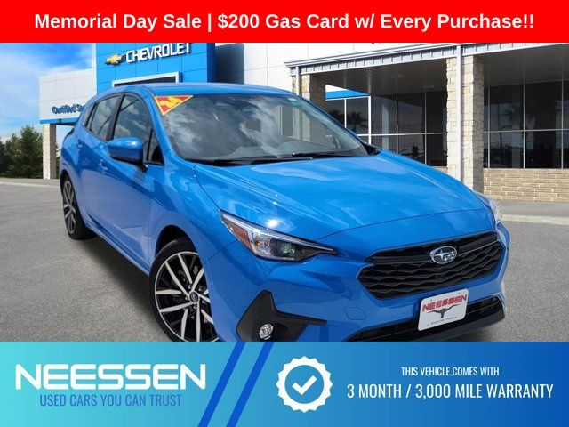 Blue Pearl 2024 Subaru Impreza Sport AWD Wagon All-Wheel Drive Continuously Variable Transmission