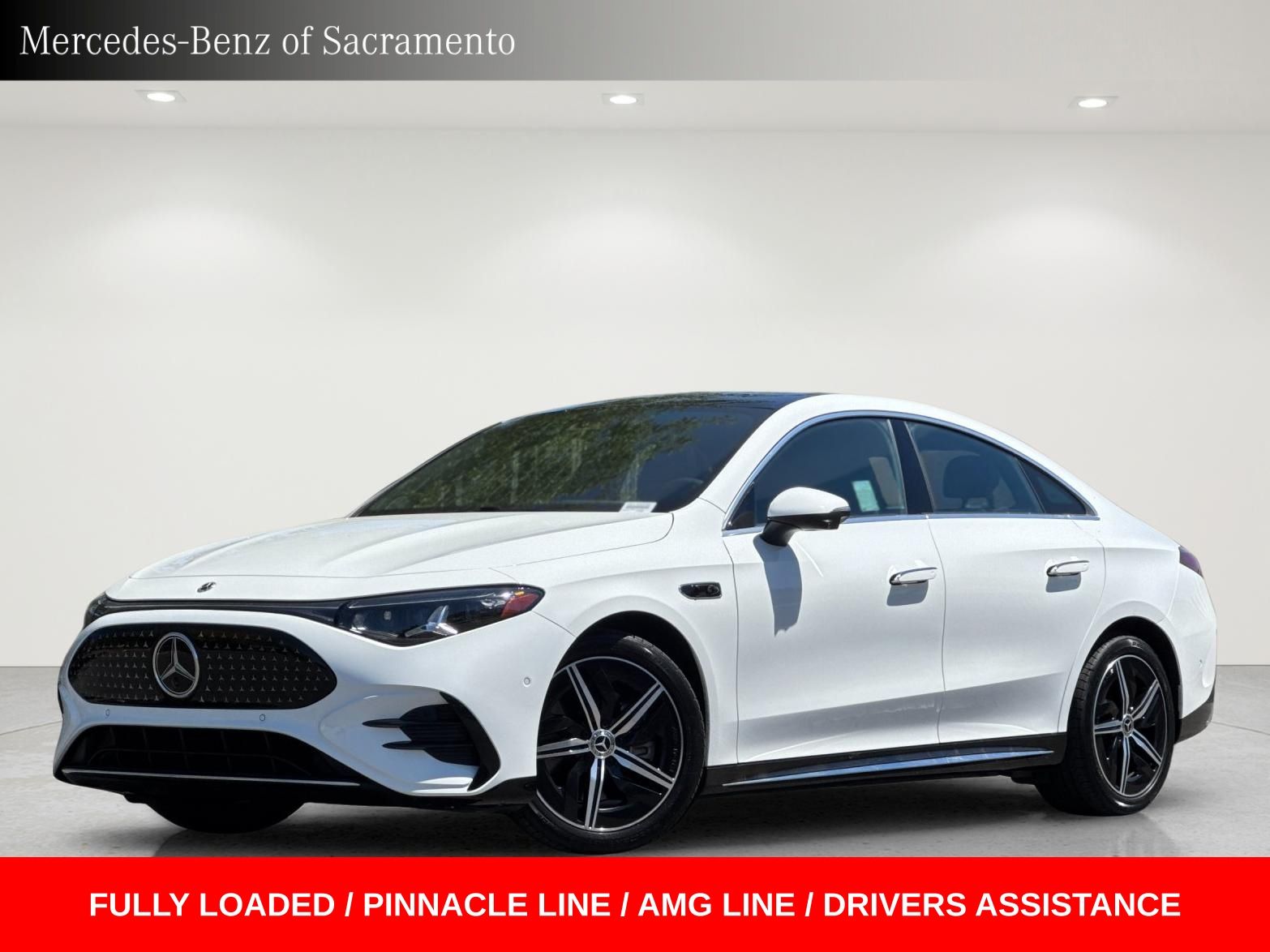 Polar White 2026 Mercedes-Benz CLA Coupe Rear-Wheel Drive 2-Speed Automatic
