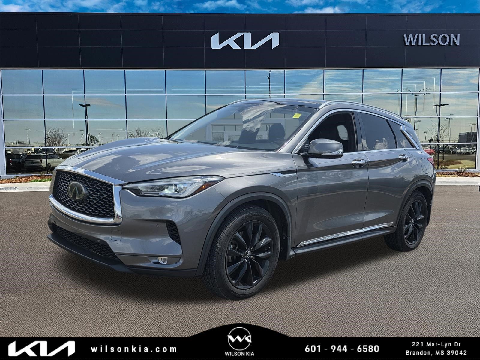 Gray (Graphite Shadow) 2019 INFINITI QX50 SUV / Crossover Front-Wheel Drive Continuously Variable Transmission