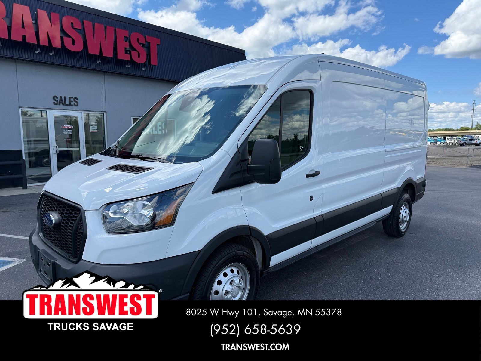 Oxford White 2024 Ford Transit Cargo Van All-Wheel Drive