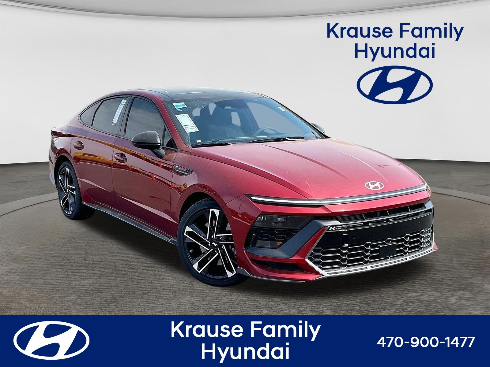 Ultimate red 2026 Hyundai Sonata Sedan Front-Wheel Drive 8-Speed Automatic