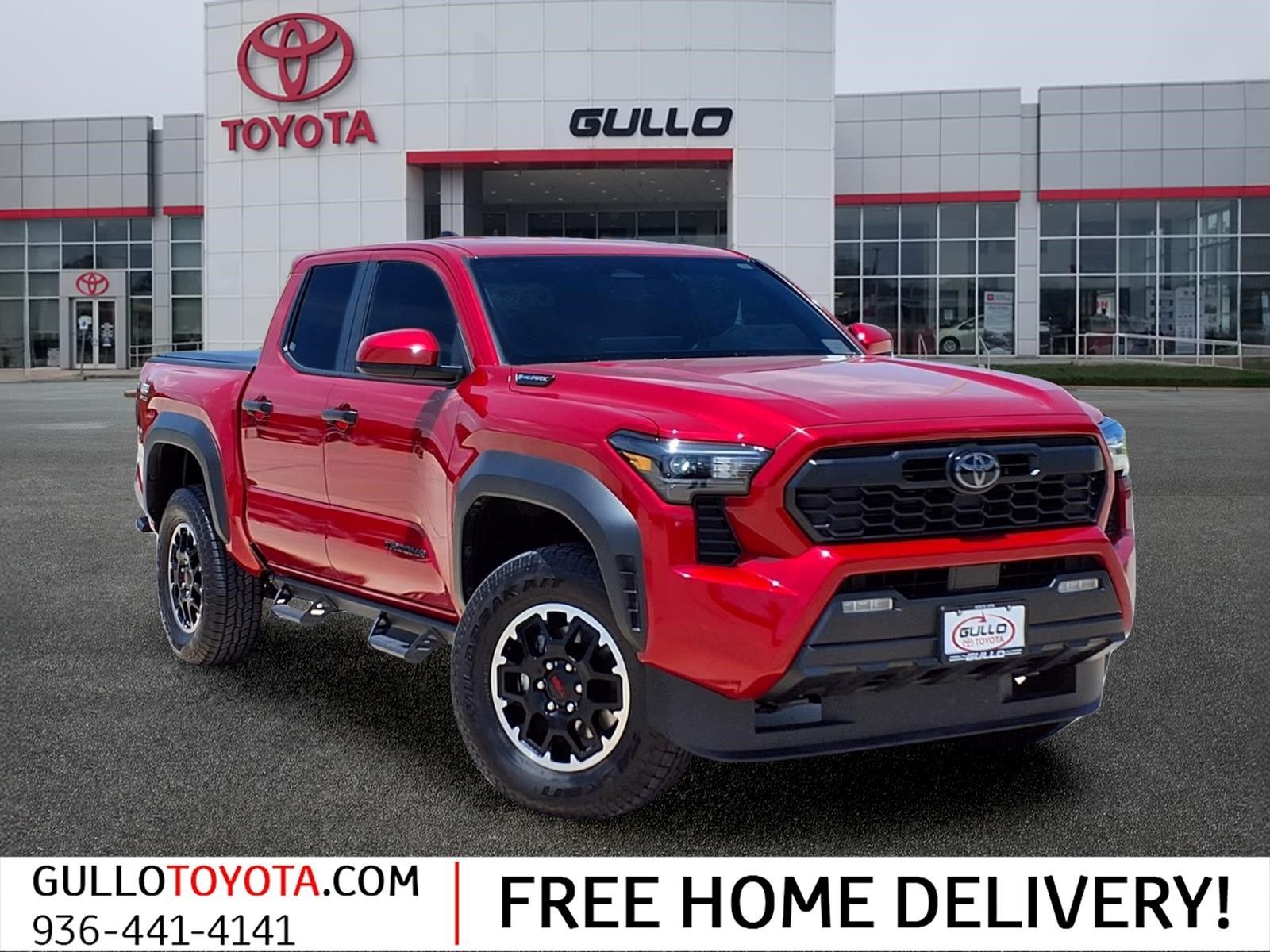 2025 Toyota Tacoma Hybrid TRD Off Road Red at EAG Ford Navasota