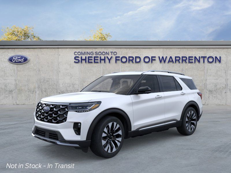 New 2026 Star White Metallic Tri-Coat Ford Platinum image 3