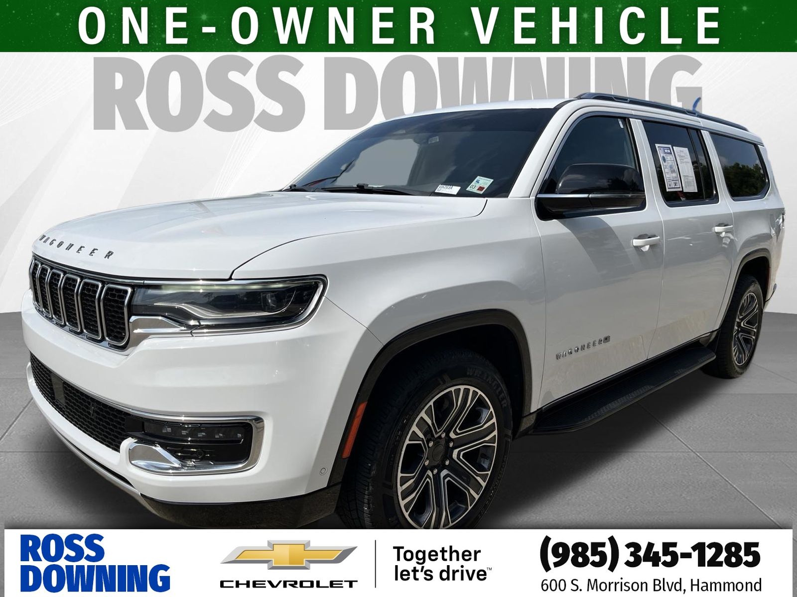 2024 Jeep Wagoneer L Series II White at Big Star Chrysler Jeep Dodge Ram 