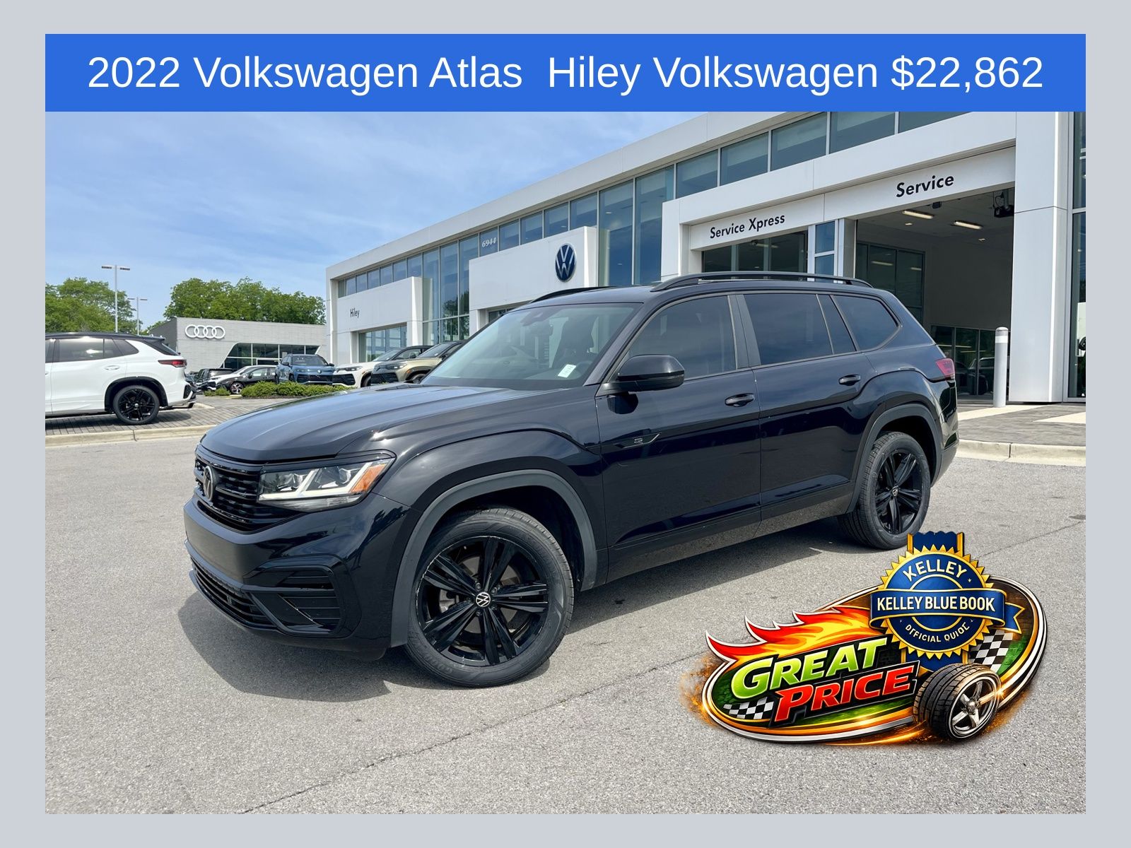 2022 Volkswagen Atlas V6 SEL R-Line Black 4Motion