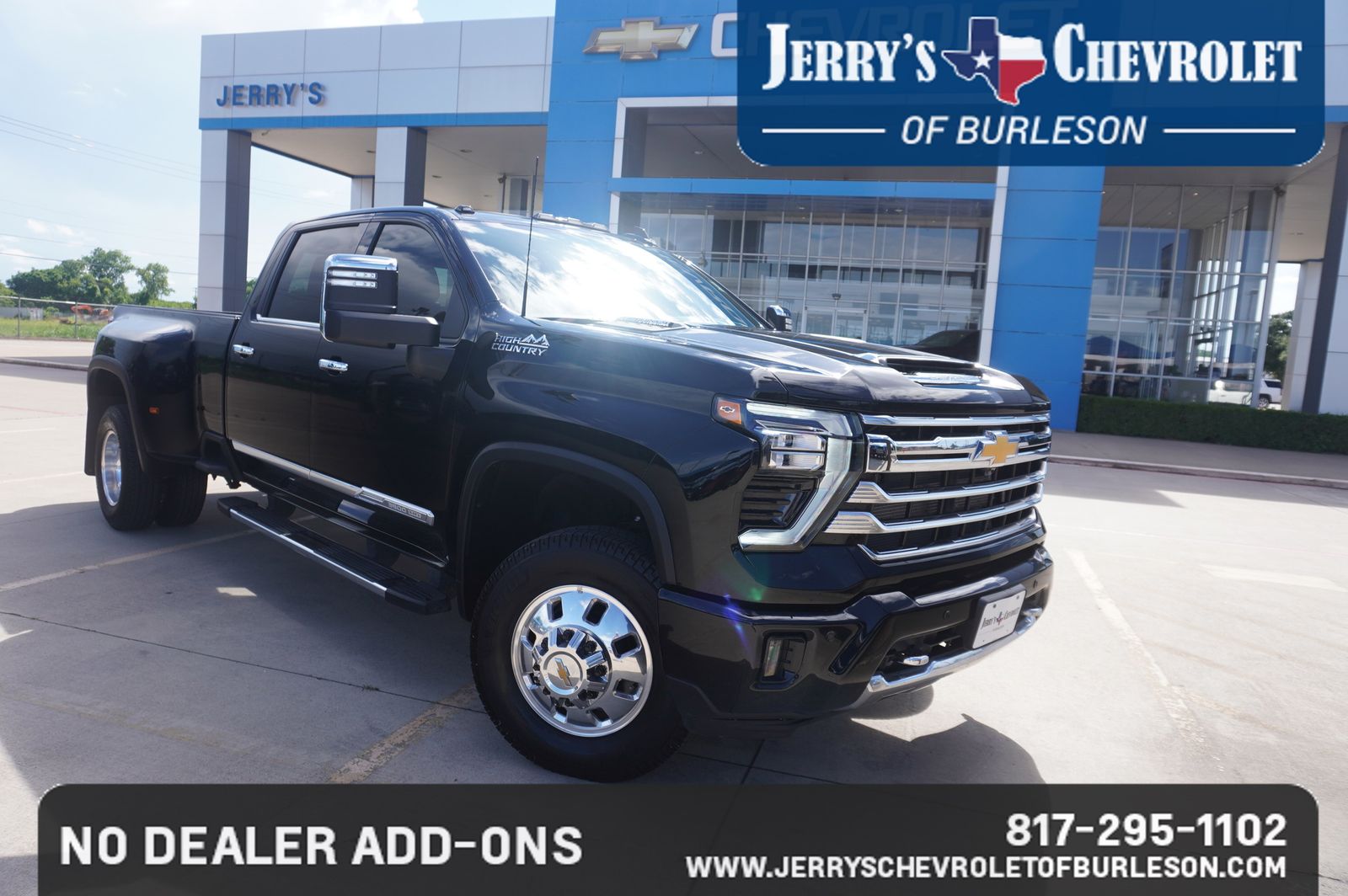Black 2026 Chevrolet Silverado 3500HD High Country Crew Cab 4WD Pickup Truck Four-Wheel Drive Automatic