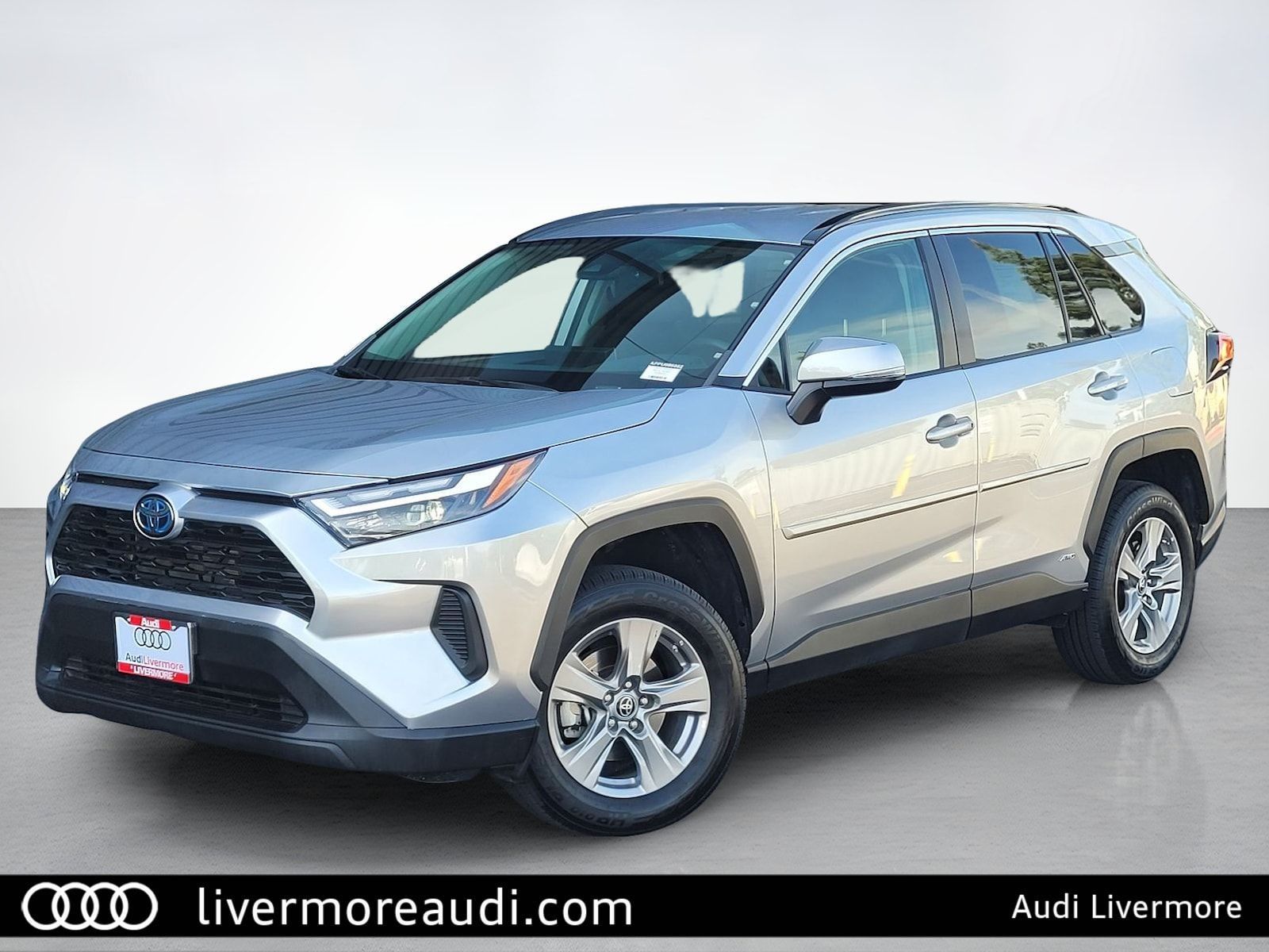 Silver Sky Metallic 2023 Toyota RAV4 Hybrid SUV / Crossover All-Wheel Drive Continuously Variable Transmission