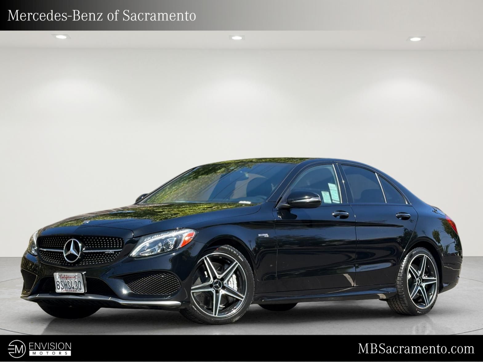 Black 2018 Mercedes-Benz C-Class Sedan All-Wheel Drive 9-Speed Automatic