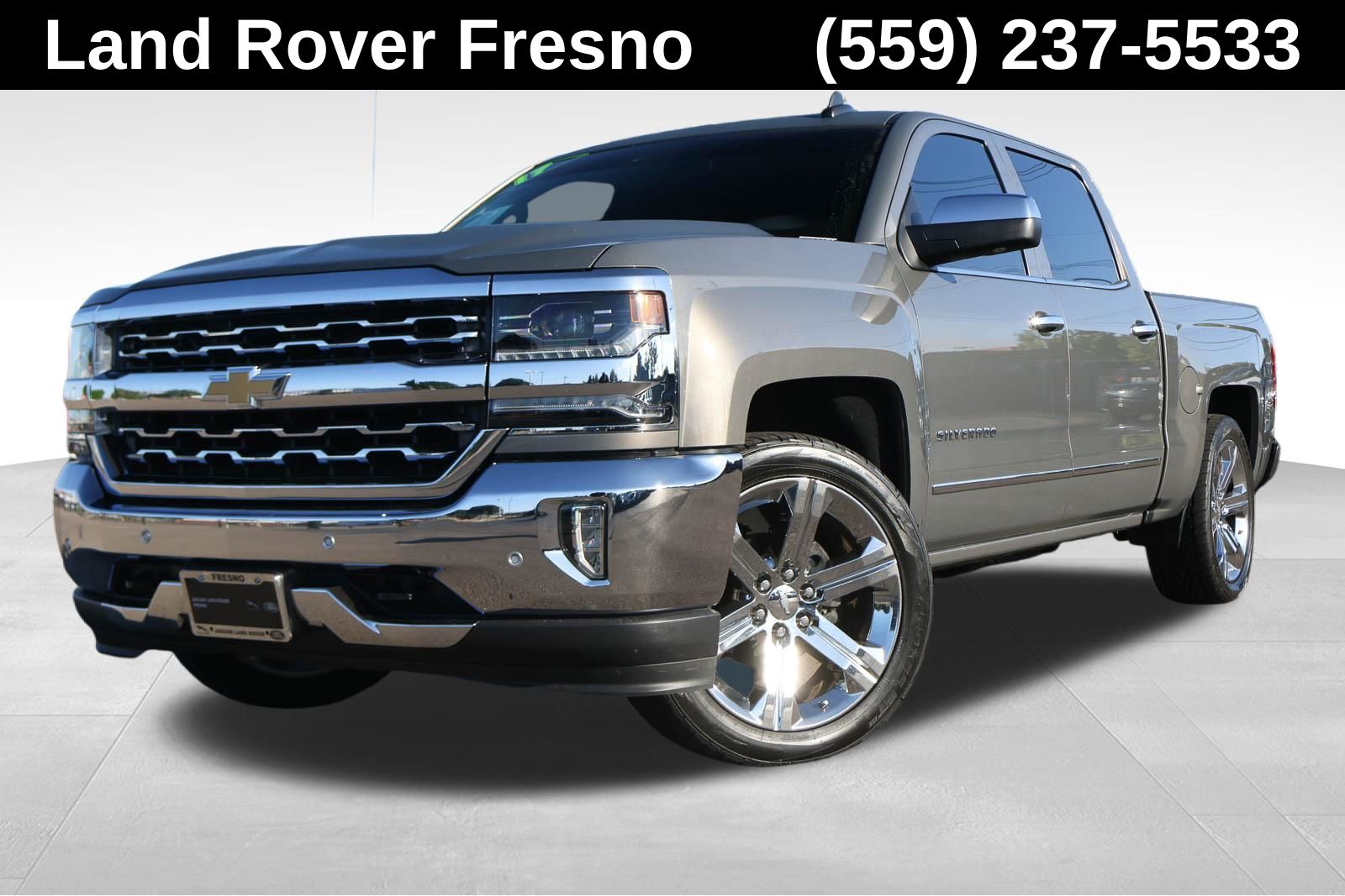 Pepperdust Metallic 2017 Chevrolet Silverado 1500 LTZ Crew Cab RWD Pickup Truck 4X2 6-Speed Automatic Overdrive