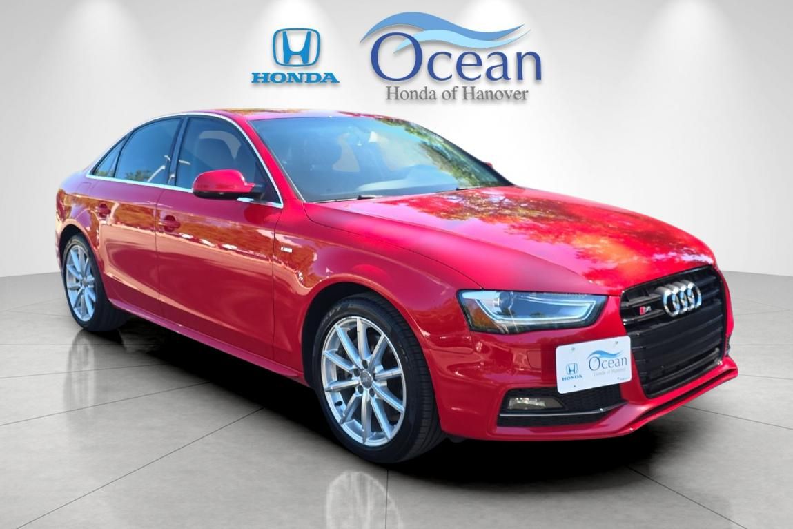 Brilliant Red 2015 Audi A4 Sedan All-Wheel Drive 8-Speed Automatic