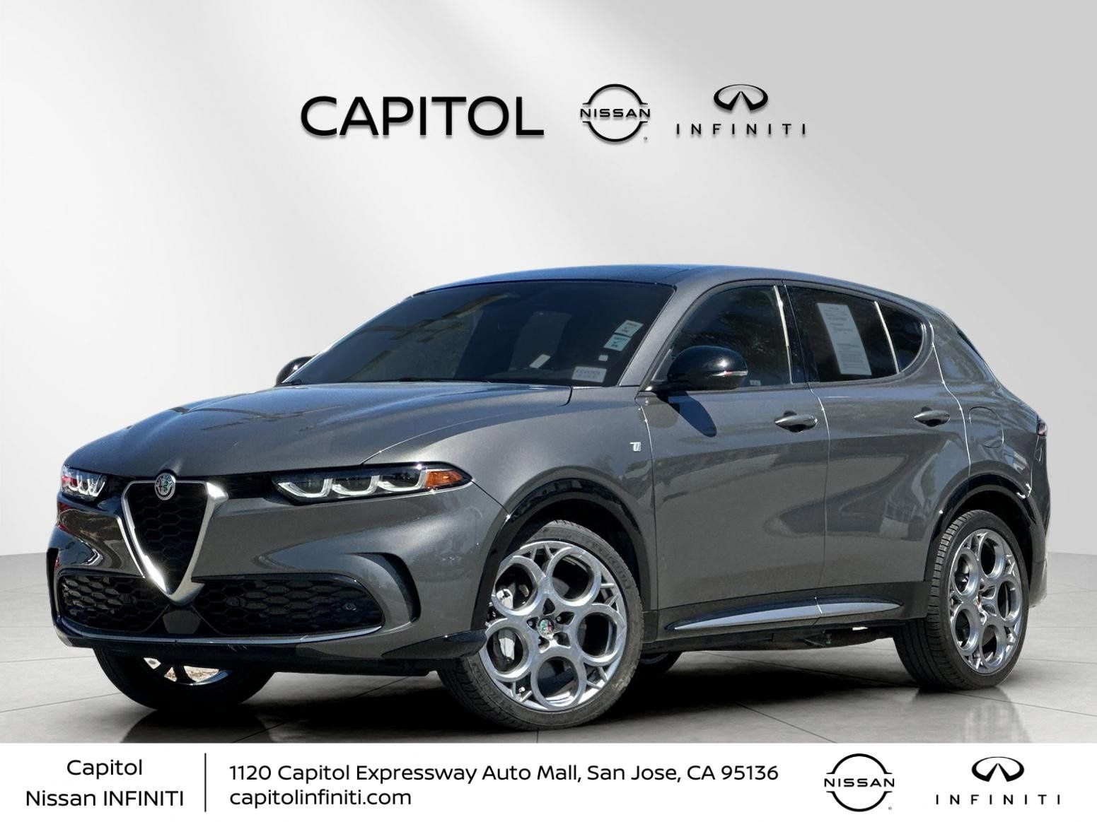 Grigio Ascari Metallic 2024 Alfa Romeo Tonale Ti AWD SUV / Crossover All-Wheel Drive 6-Speed Automatic