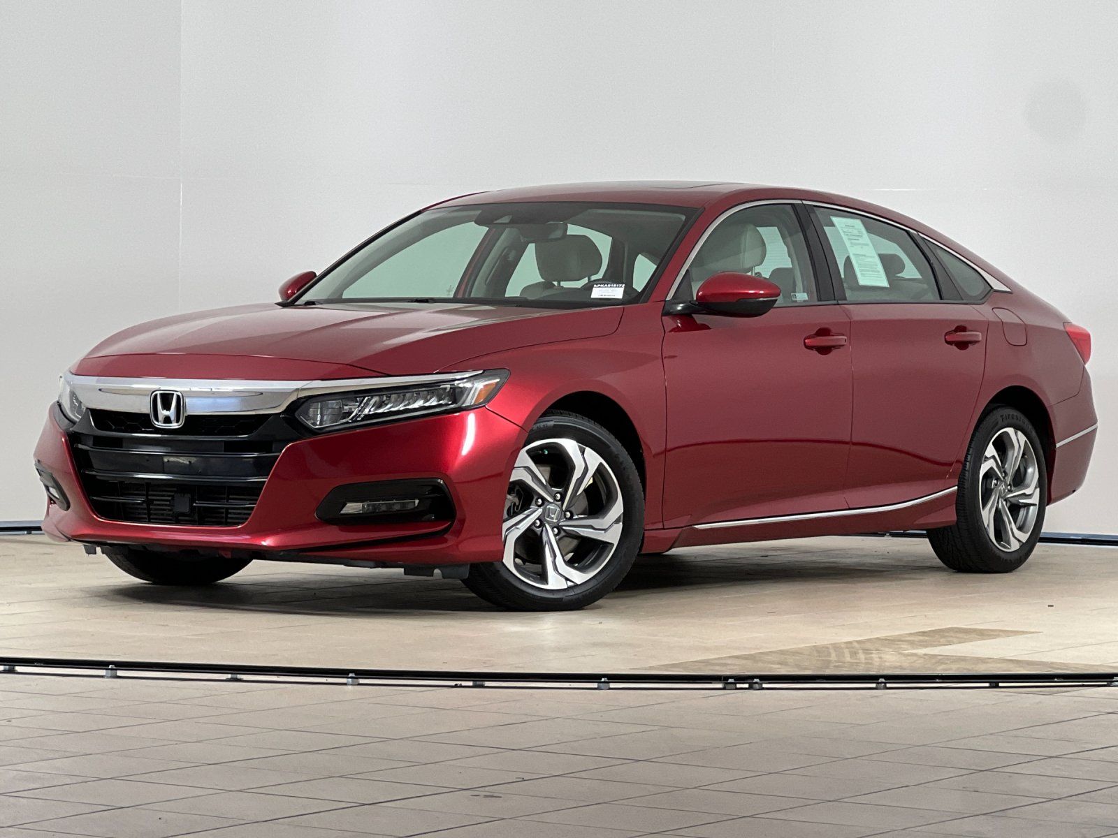 Radiant Red Metallic 2019 Honda Accord Sedan Front-Wheel Drive Automatic