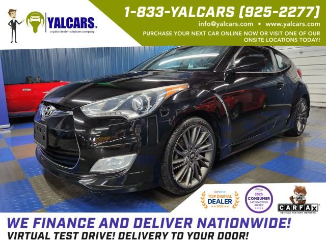 Ultra Black Pearl 2013 Hyundai Veloster FWD Coupe Front-Wheel Drive 6-Speed Dual Clutch