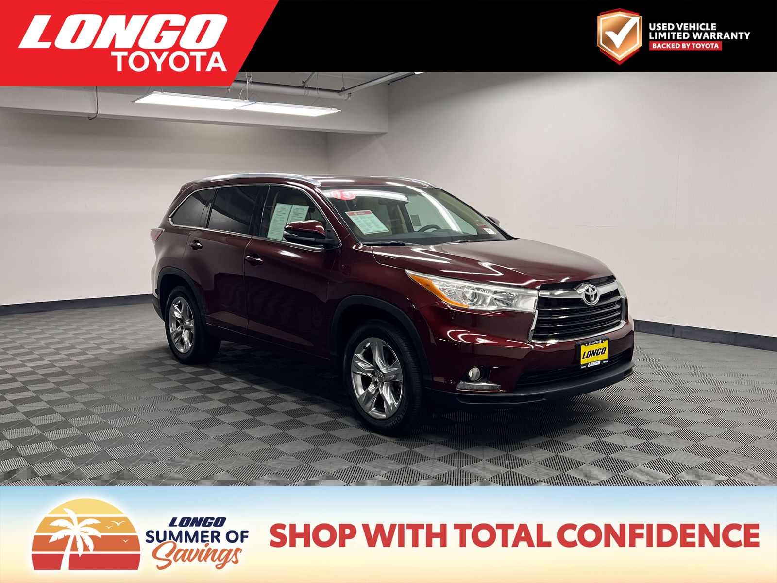 used 2015 Toyota Highlander car, priced at $22,788