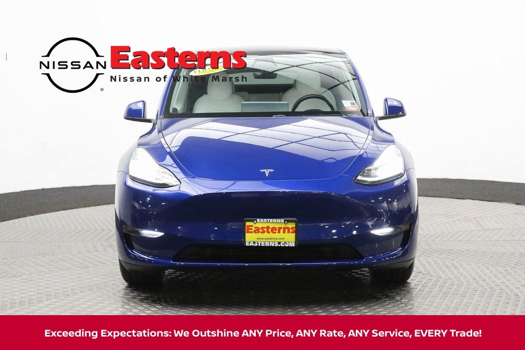 Used 2020 Tesla Model Y Long Range with VIN 5YJYGDEE0LF031135 for sale in White Marsh, MD