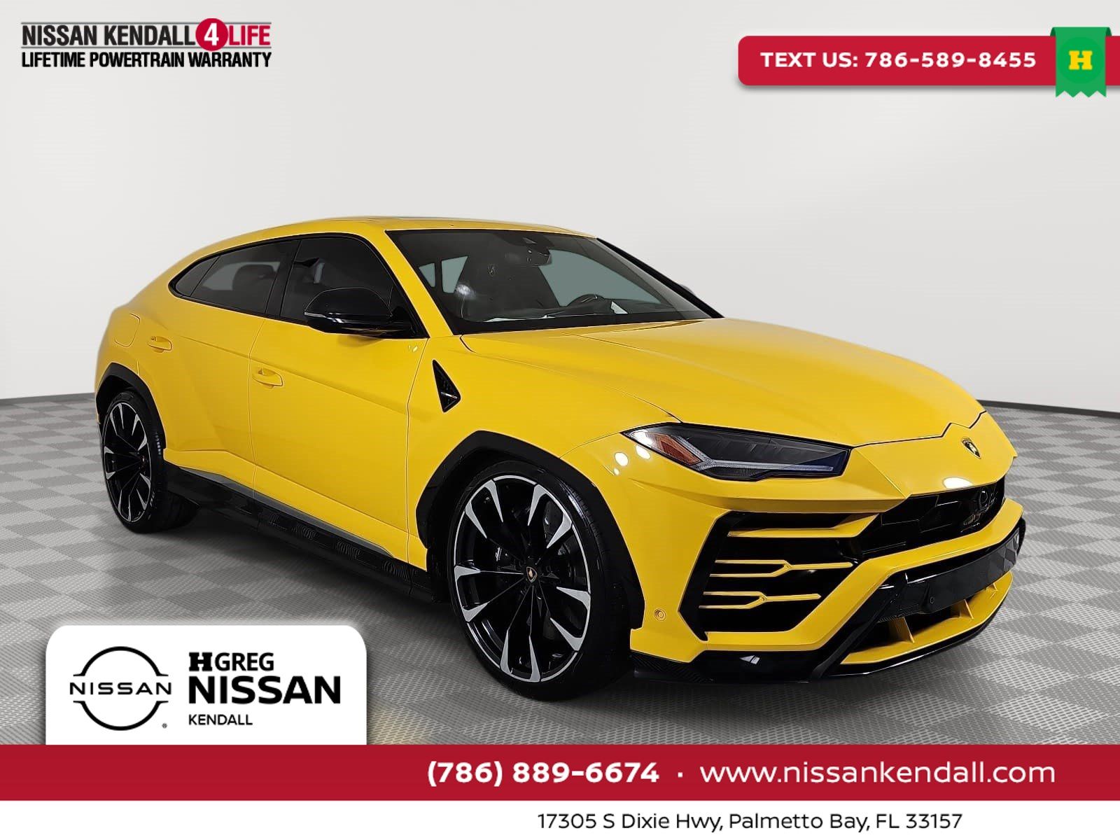 Gialllo Auge 2020 Lamborghini Urus SUV / Crossover 8-Speed Automatic