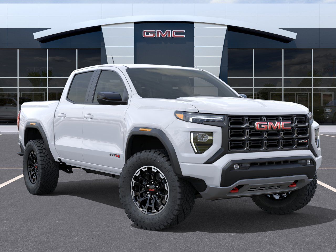 2026 GMC Canyon AT4 White at Ross Downing Buick GMC