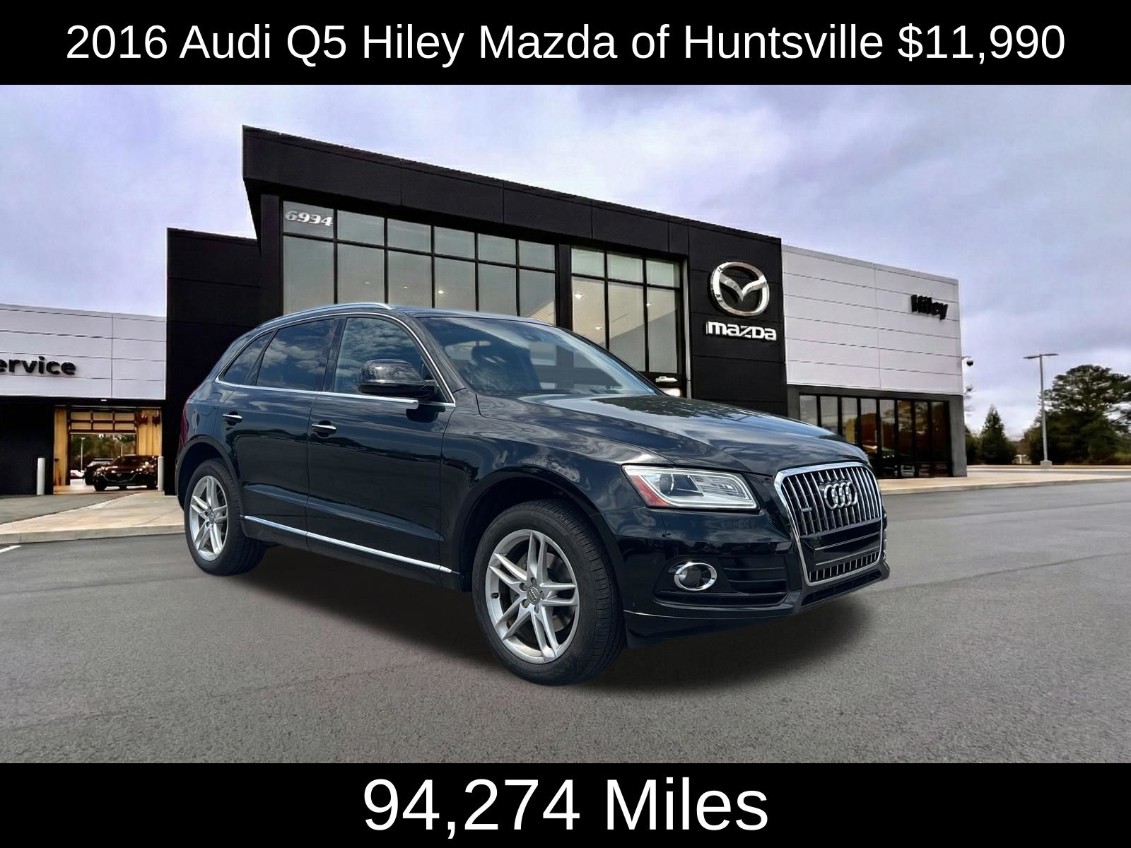 Mythos Black Metallic 2016 Audi Q5 2.0T Premium Plus SUV / Crossover All-Wheel Drive 8-Speed Automatic
