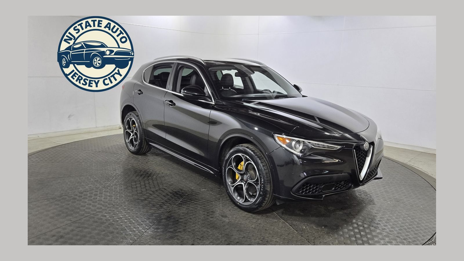 Vulcano Black Metallic 2020 Alfa Romeo Stelvio SUV / Crossover All-Wheel Drive 8-Speed Automatic