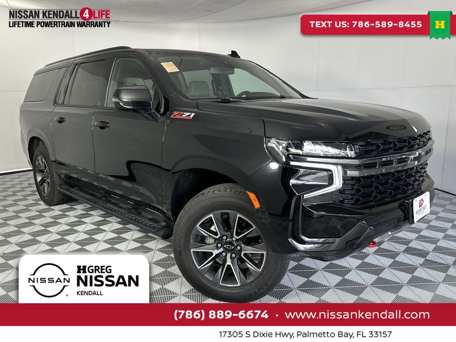 Black 2021 Chevrolet Suburban SUV / Crossover Four-Wheel Drive Automatic