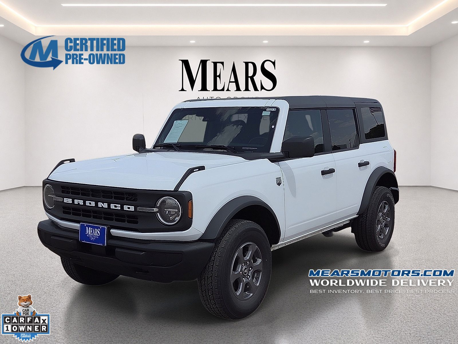 Oxford White 2025 Ford Bronco SUV / Crossover Four-Wheel Drive Automatic