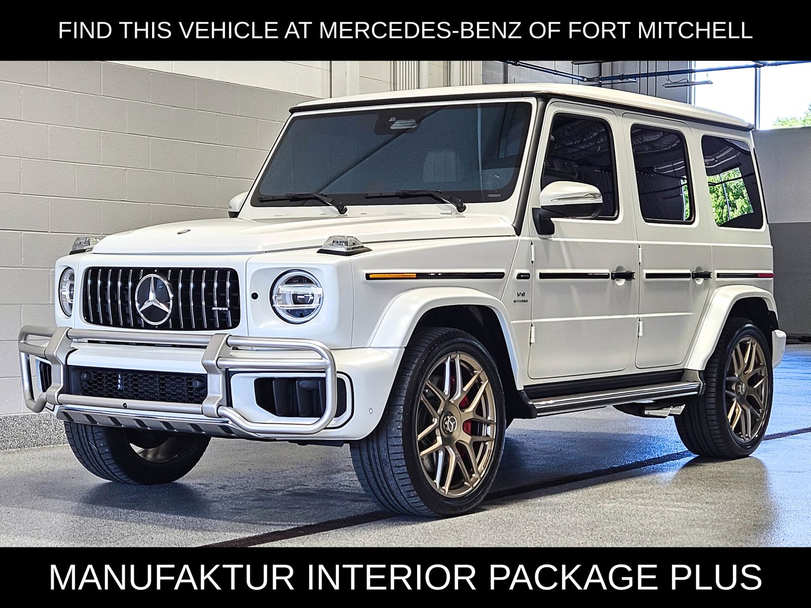 MANUFAKTUR Moonlight White Magno 2025 Mercedes-Benz G-Class AMG G 63 4MATIC SUV / Crossover All-Wheel Drive 9-Speed Automatic