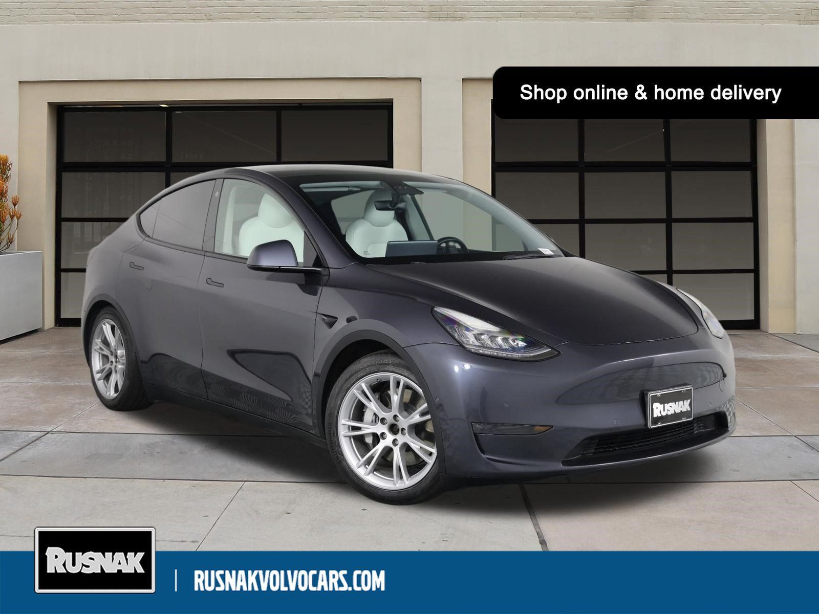 Midnight Silver Metallic 2021 Tesla Model Y SUV / Crossover All-Wheel Drive 1-Speed Automatic