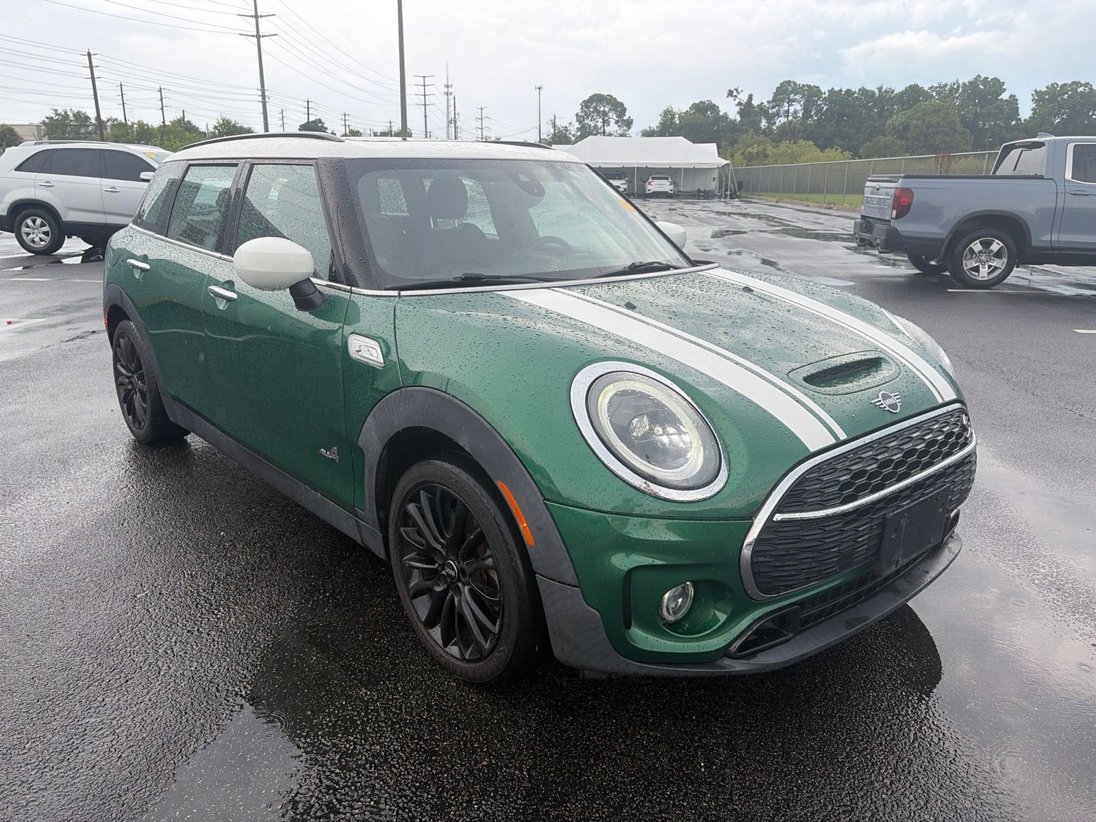 British Racing Green 2022 MINI Cooper Clubman Wagon All-Wheel Drive 8-Speed Automatic