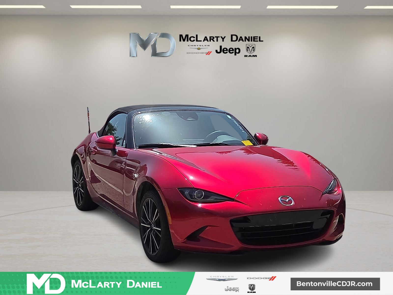 Soul Red Crystal Metallic 2024 Mazda MX-5 Miata Convertible Rear-Wheel Drive 6-Speed Automatic