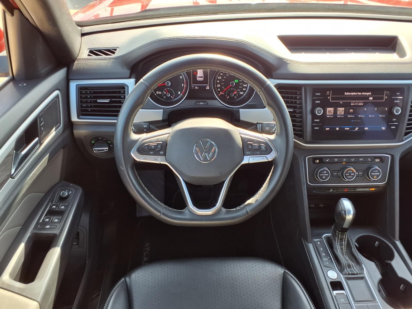 2021 Volkswagen Atlas Cross Sport 3.6L V6 SE w/Technology Red at DeMontrond Auto Country