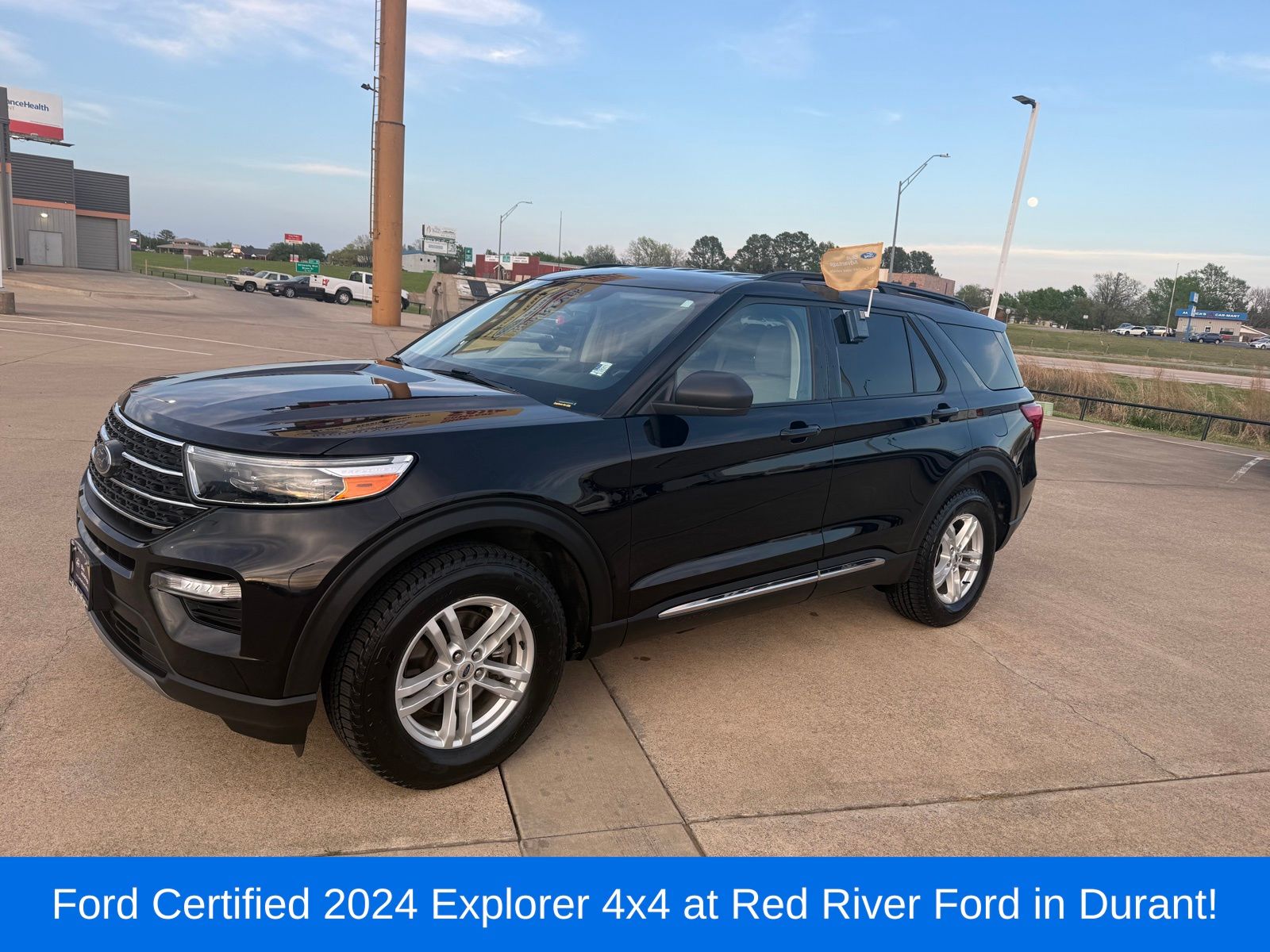 Black Metallic 2024 Ford Explorer XLT AWD SUV / Crossover All-Wheel Drive Automatic