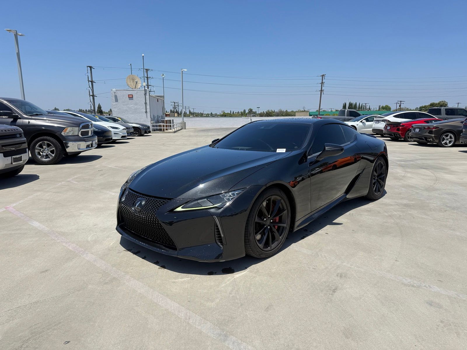 Black (Caviar) 2018 Lexus LC 500 RWD Coupe Rear-Wheel Drive Automatic
