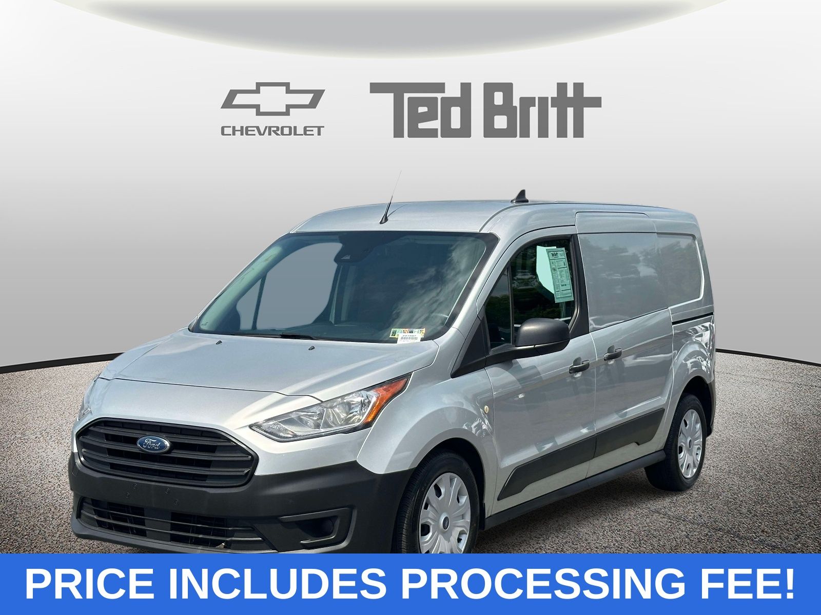 Silver Metallic 2020 Ford Transit Connect Cargo XL LWB FWD with Rear Cargo Doors Van Front-Wheel Drive 8-Speed Automatic