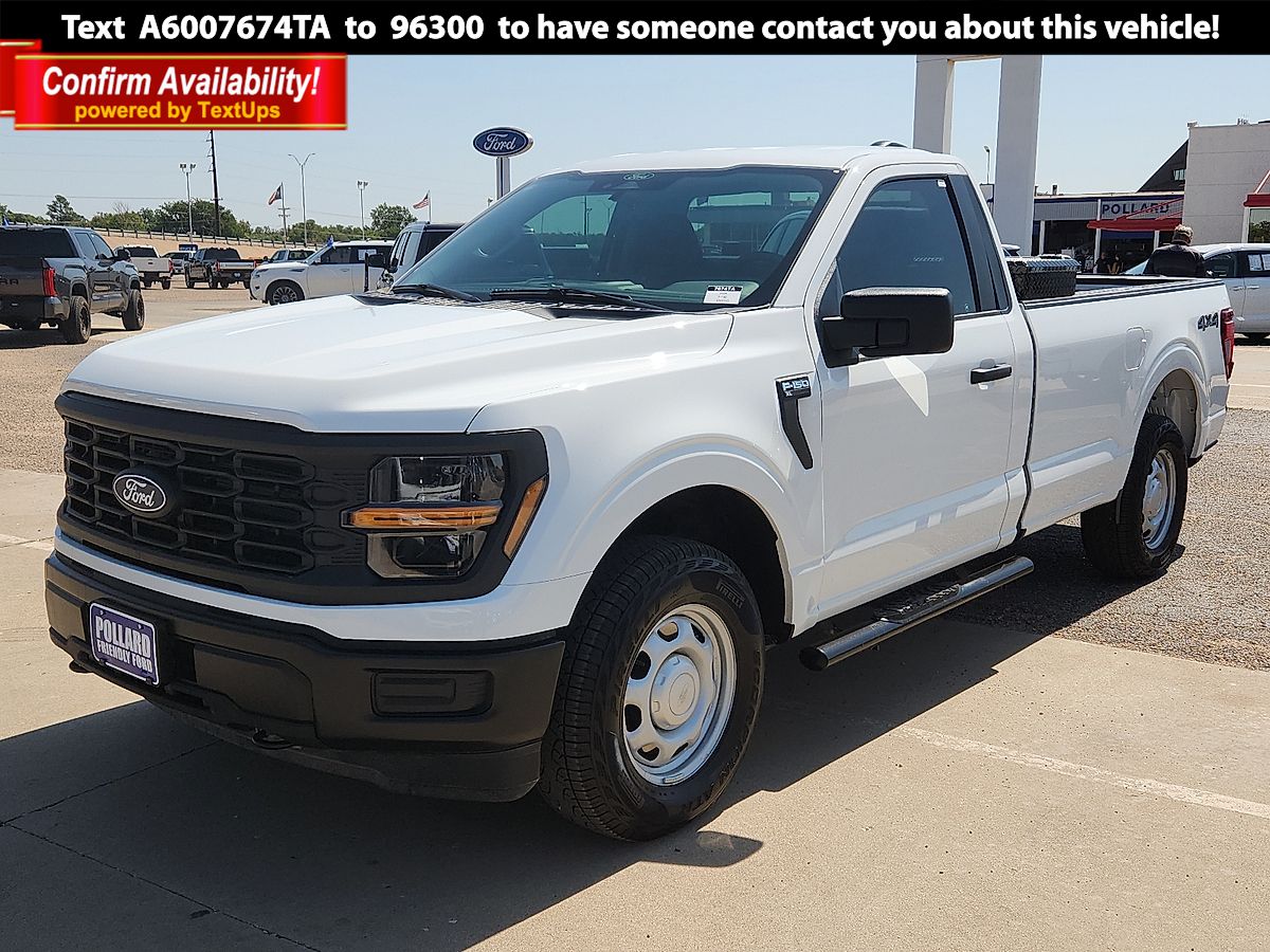 Oxford White 2024 Ford F-150 Pickup Truck Four-Wheel Drive Automatic