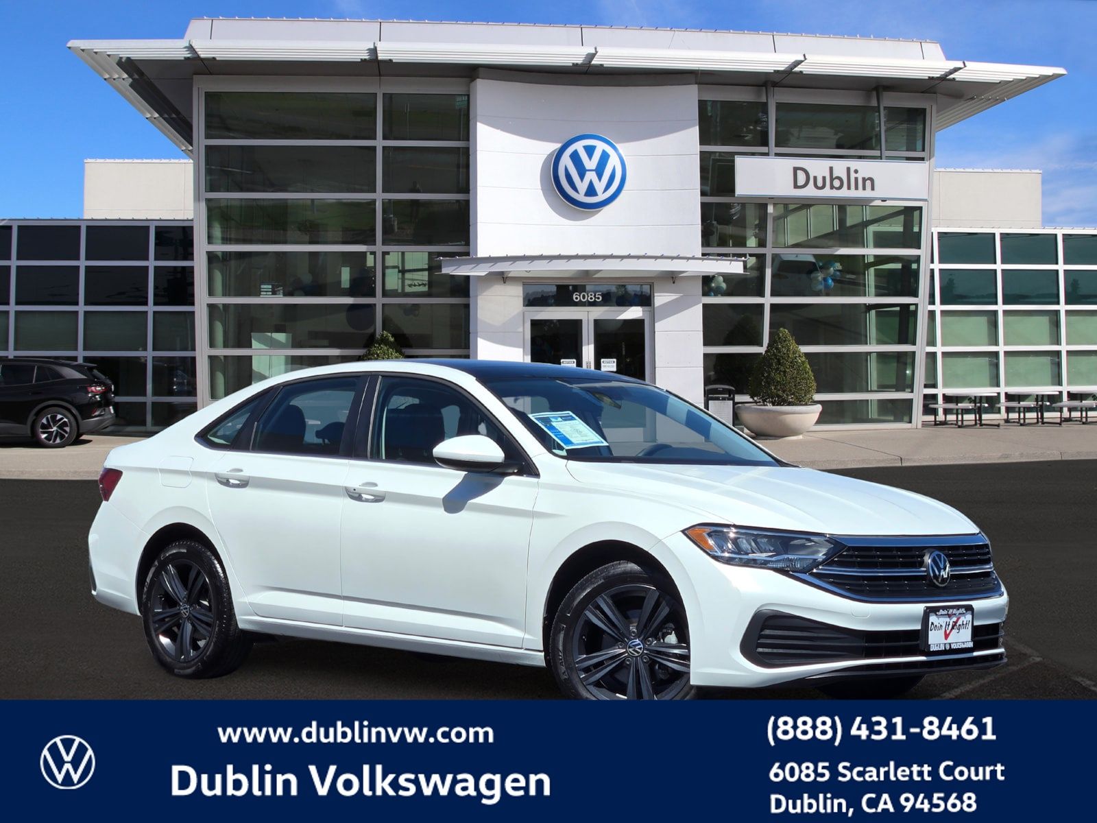 Opal White 2024 Volkswagen Jetta SE FWD Sedan Front-Wheel Drive 8-Speed Automatic