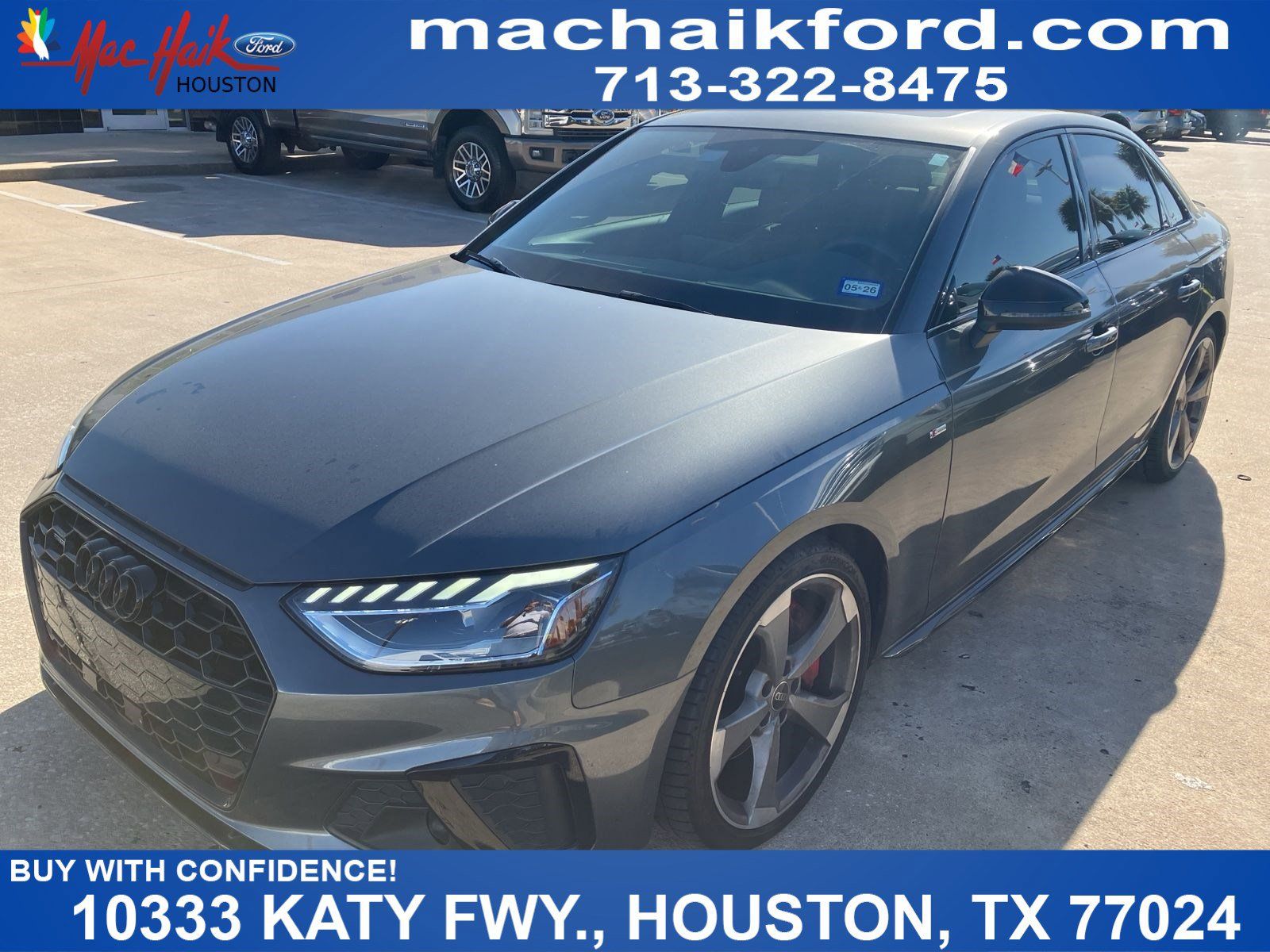 Daytona Gray Pearl Effect 2023 Audi A4 quattro Premium Plus S Line 45 TFSI AWD Sedan All-Wheel Drive 7-Speed Automatic