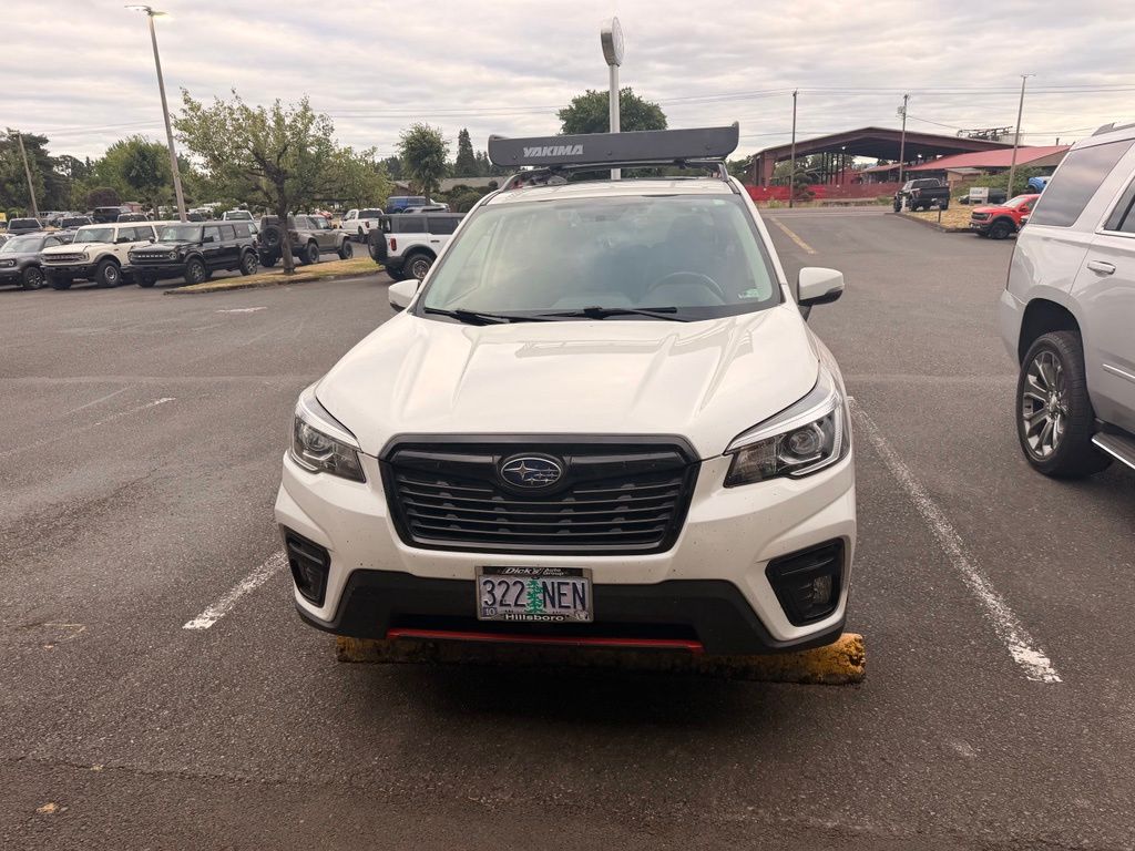 Crystal White Pearl 2019 Subaru Forester SUV / Crossover All-Wheel Drive Continuously Variable Transmission
