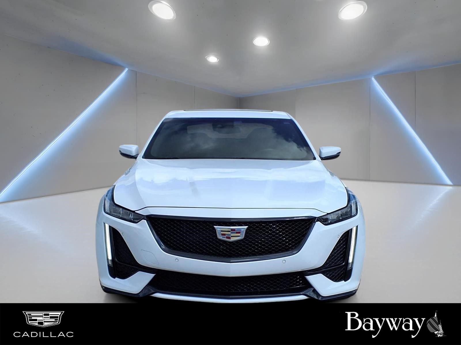 2024 Cadillac CT5 V-Series White at AutoSavvy Houston Southwest