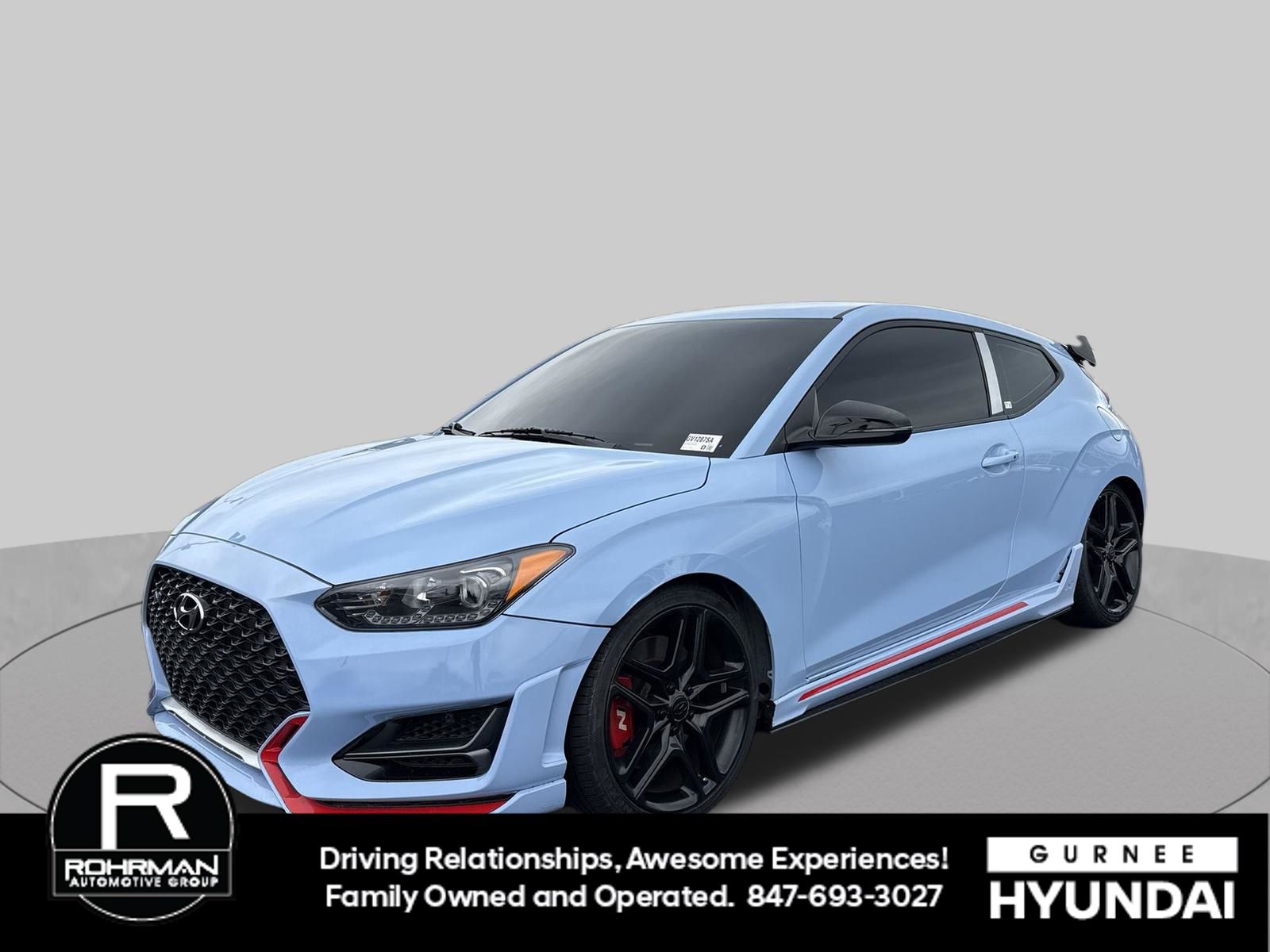 Performance Blue 2020 Hyundai Veloster N Coupe Front-Wheel Drive 6-Speed Manual