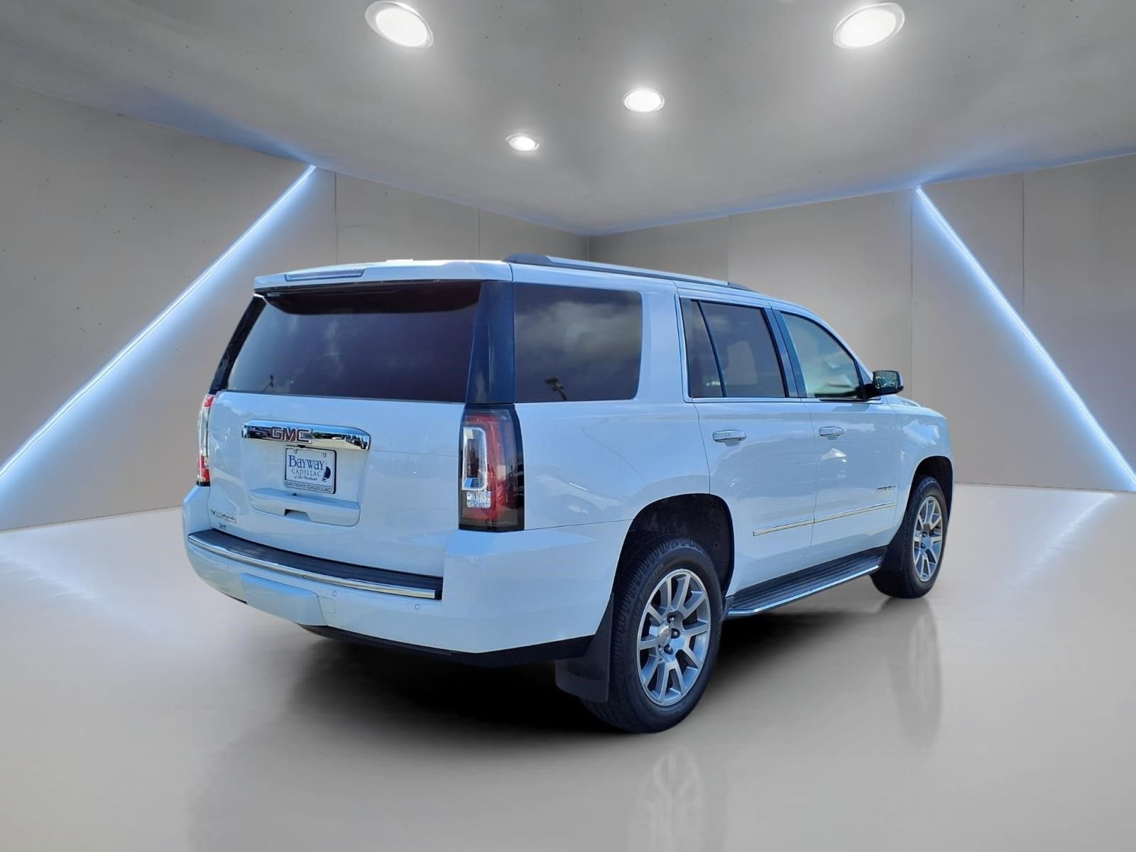 2018 GMC Yukon Denali White at DeMontrond Automotive Group