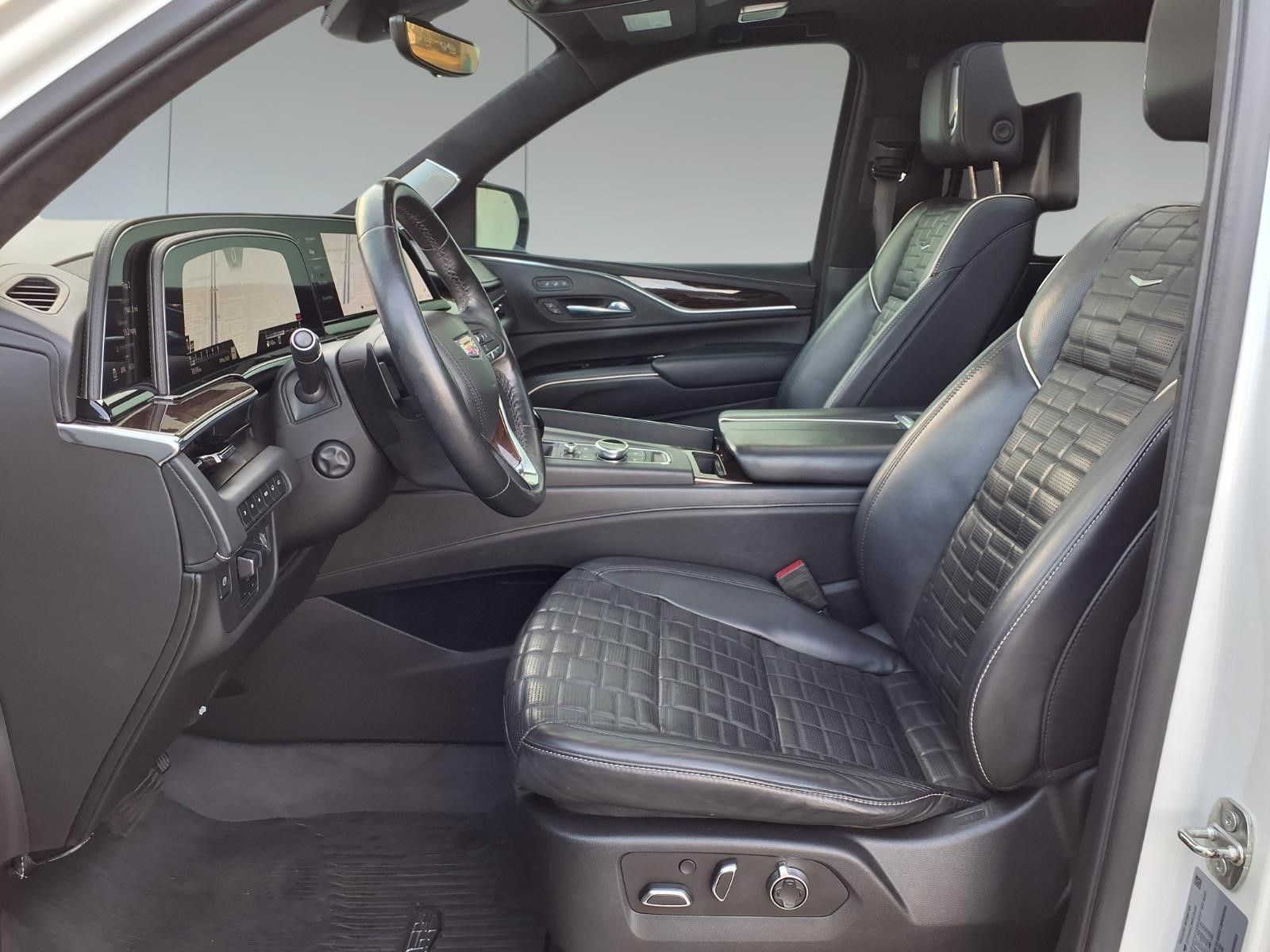 2022 Cadillac Escalade Premium Luxury Platinum White at Tom Peacock Cadillac